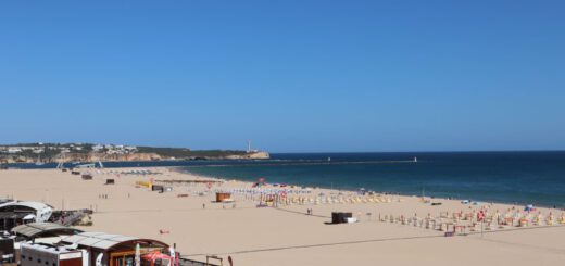 Algarve Praia da Rocha in the winter